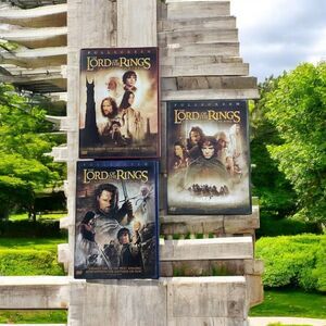 3 The Lord Of The Rings Dvds